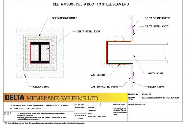MS500 - Delta Steel Boot Detail