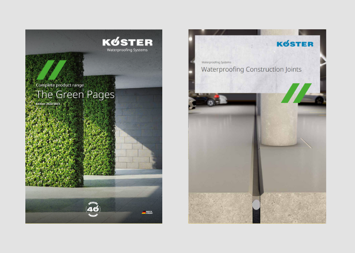 Koster Waterproofing Brochures