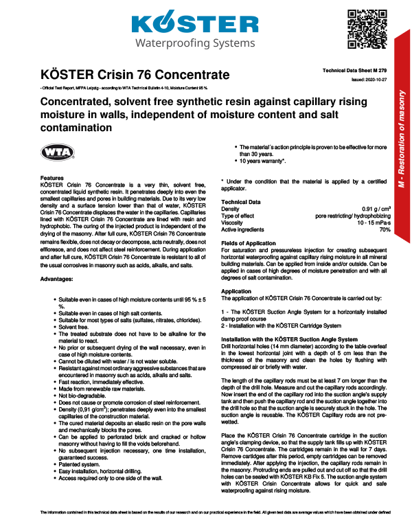 Koster Crisin 76 Concentrate