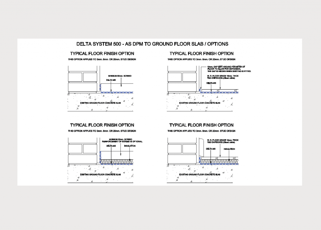 Structural Waterproofing Drawings.pdf Technical Drawings (Structural Waterproofing) - Delta Membranes