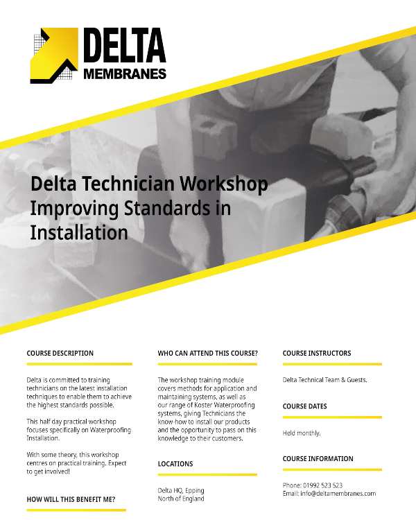 Delta Technician Workshop
