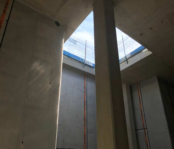 Structural Waterproofing of Commercial Development