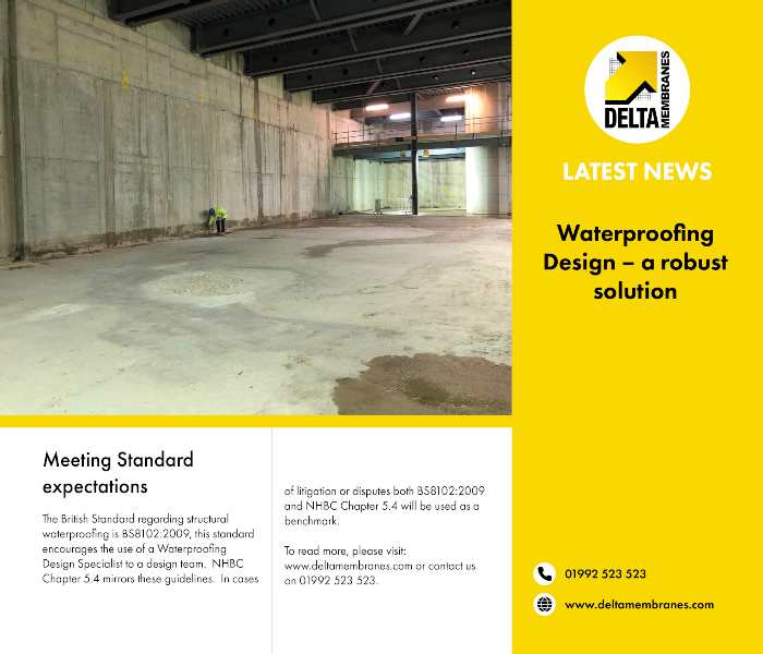 Waterproofing Design – a robust solution