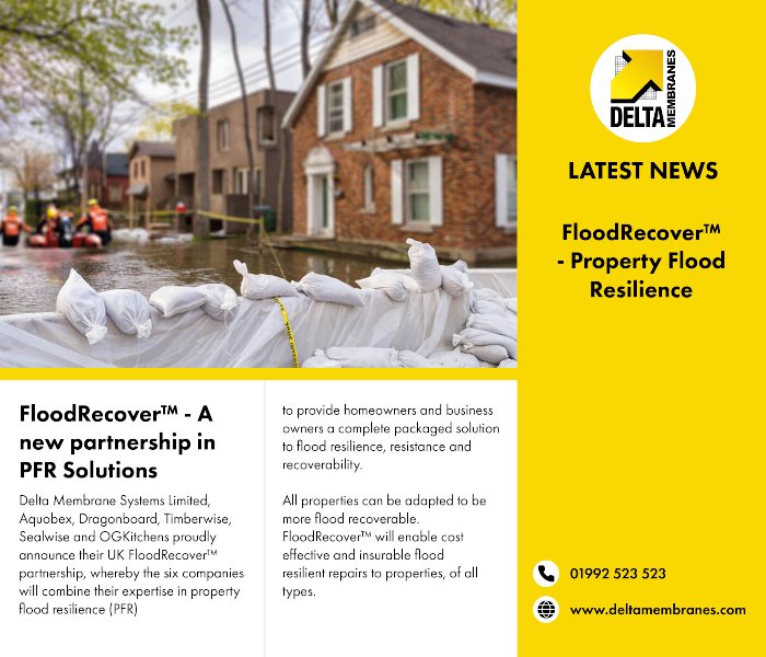 FloodRecover™ – A new partnership in PFR Solutions
