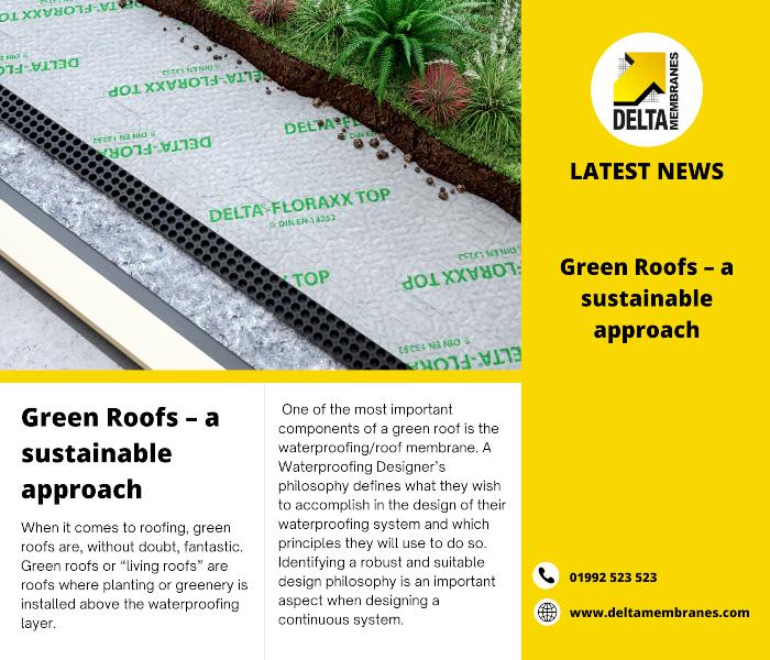 Green Roofs – a sustainable approach