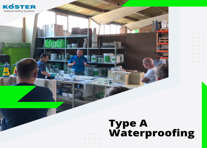 Type A Waterproofing (External/Positive) Training Course