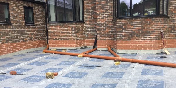 Combined Type-A, Deck Waterproofing/Drainage System