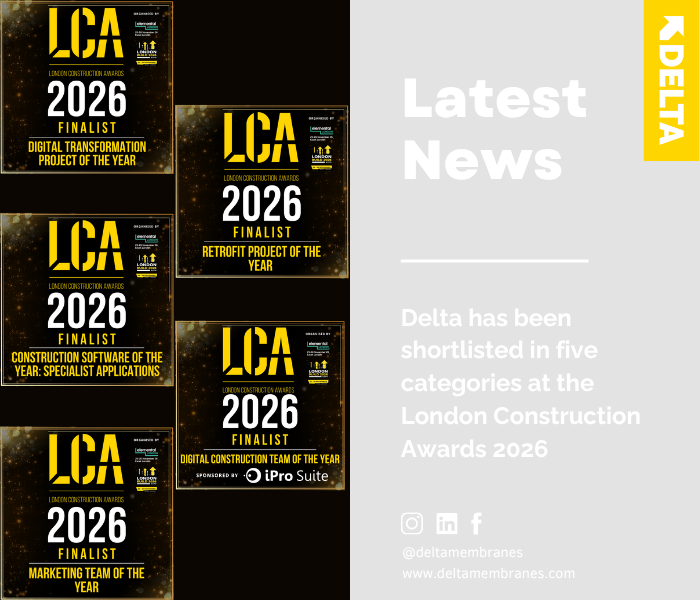 Delta Shortlisted x5 in the London Construction Awards
