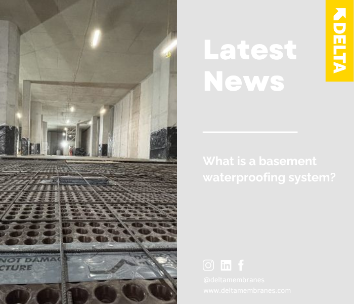 What is a basement waterproofing system