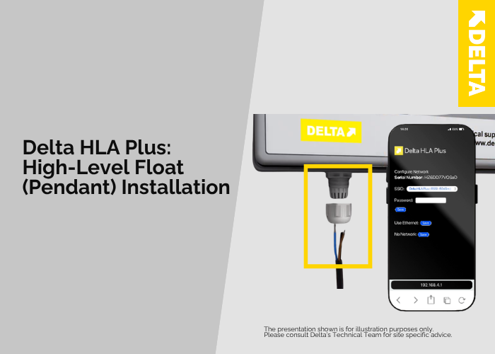 Delta HLA Plus – High Level Float (Pendant) Installation